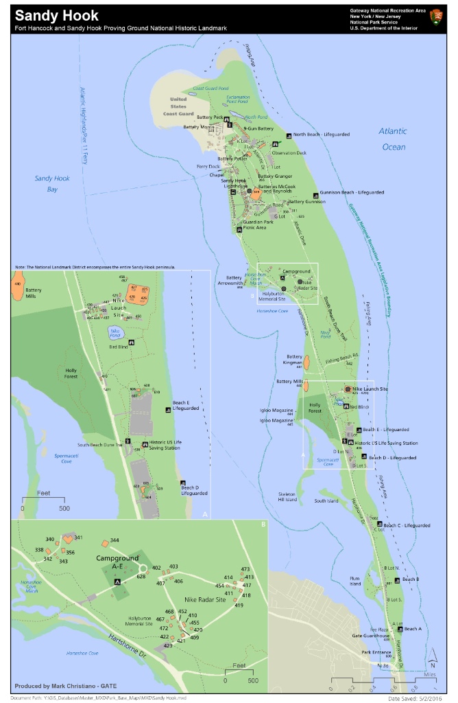 Sandy Hook map