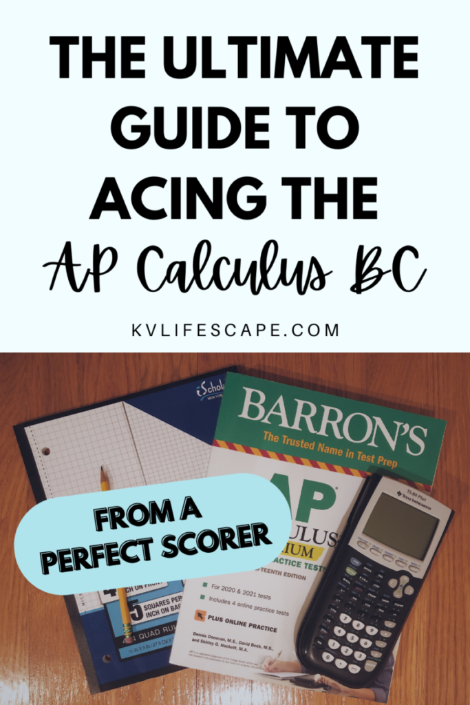 ultimate guide to acing the ap calc bc pin
